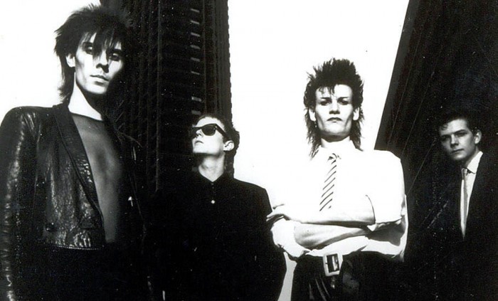 Bauhaus Bauhaus silloin joskus (vasemmalta oikealle): Peter Murphy, David J, Daniel Ash ja Kevin Haskins.